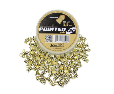 Chumbinho CBC Pointed Gold Cal22 55mm