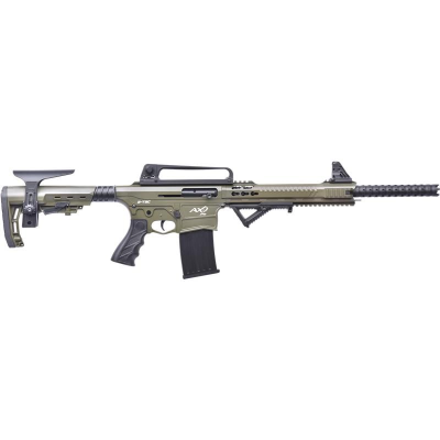 Espingarda AX-2 Monoblock O.D Green- Semi Auto 18,5" CAL 12 CBC