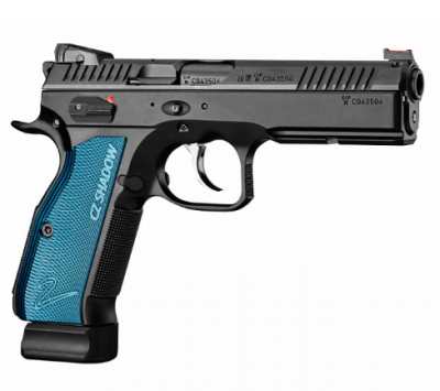 PISTOLA CZ SHADOW 2 OXIDADA TALA AZUL CAL.9MM