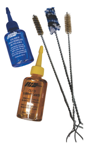 Kit De Limpeza Para Armas Curtas Lh Cal .38/.380/9mm E 357mm
