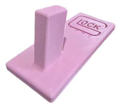 Suporte Stand De Mesa Pistola Glock Monofilar