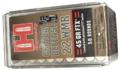 CARTUCHO HORNADY .22WMR FTX 45GR C.DEFENSE