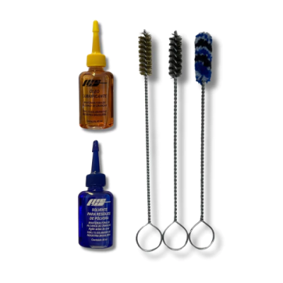 Kit Arma Curta TA/MT - Cano 6" - Limpeza e Manutencao de Armamento - Cal. .22/6.35 - Standard